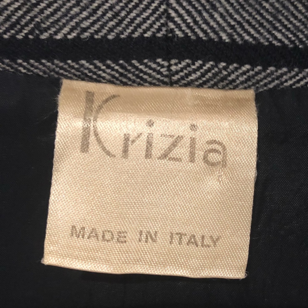 Krizia virgin wool classic one button jacket - Picture 5 of 7